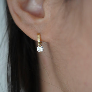 9 Karat Gold Hoop Earrings