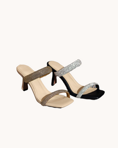 Leather Sparkly Sandals