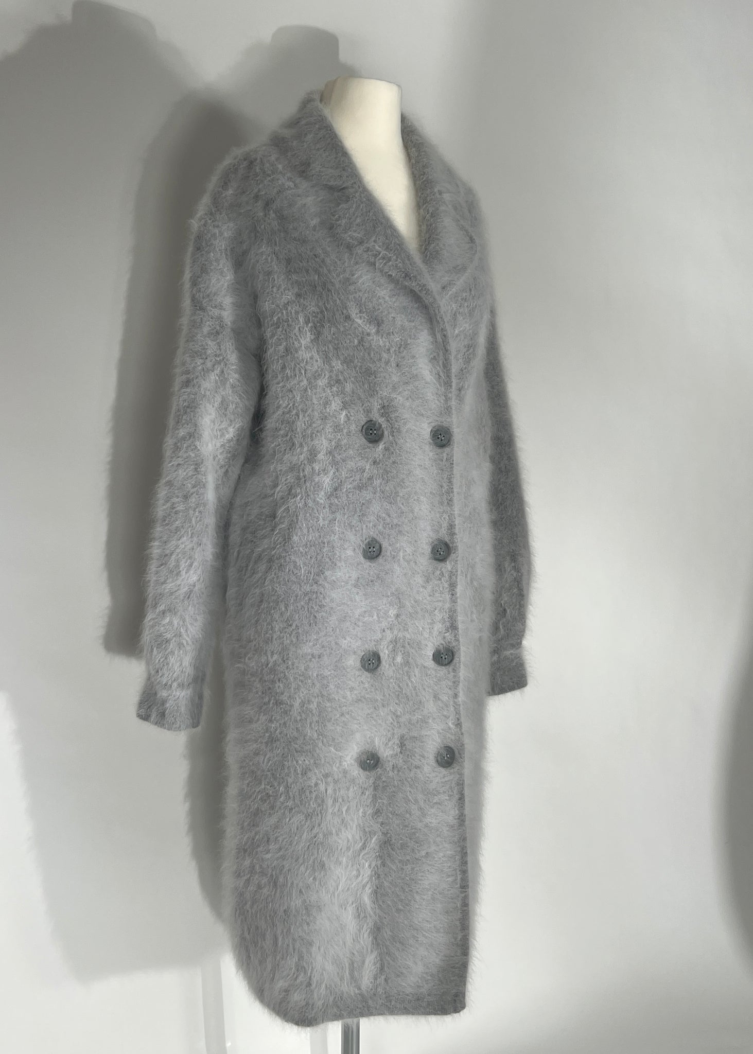 Double-Breasted Wool Coat