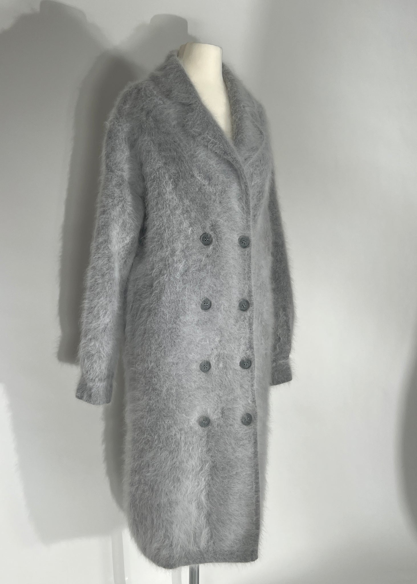 Manteau en laine à double boutonnage