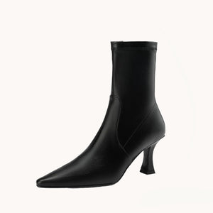 Tight Pointed Toe Ankle Boots