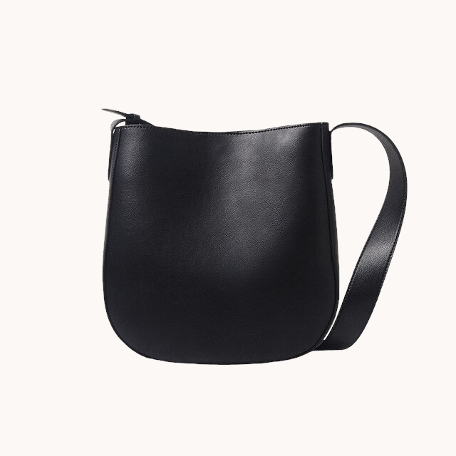 Sac à bandoulière en cuir souple