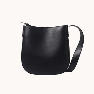 Sac à bandoulière en cuir souple