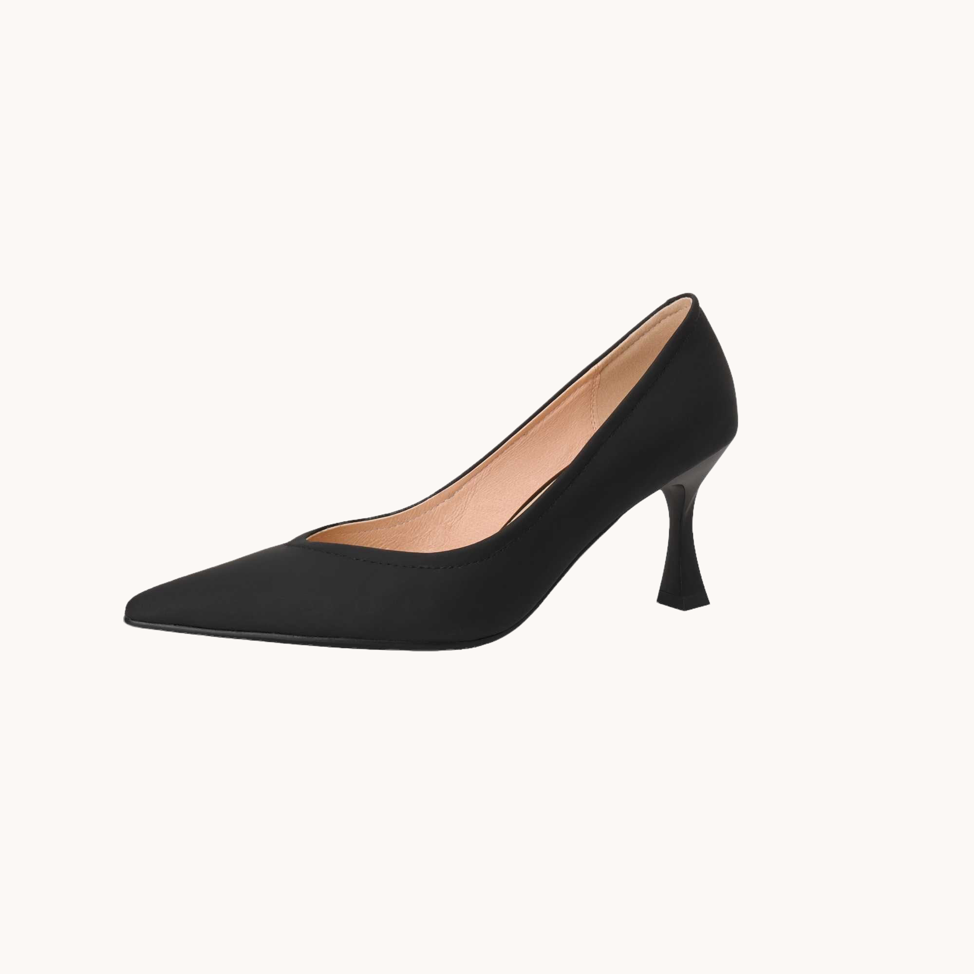 Soft Leather Pumps Black