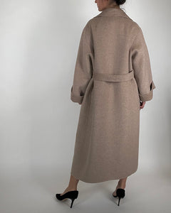 Manteau en laine oversize