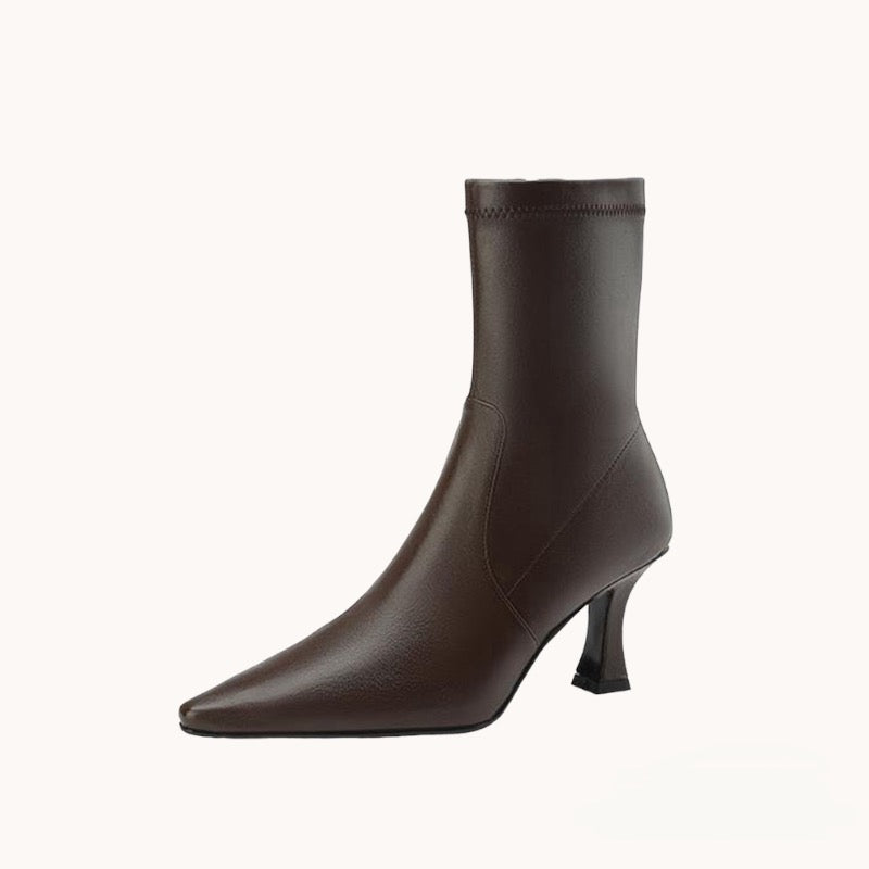 Tight Pointed Toe Ankle Boots
