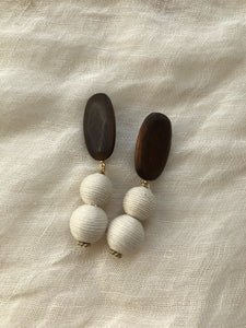 Boho Wood Earrings