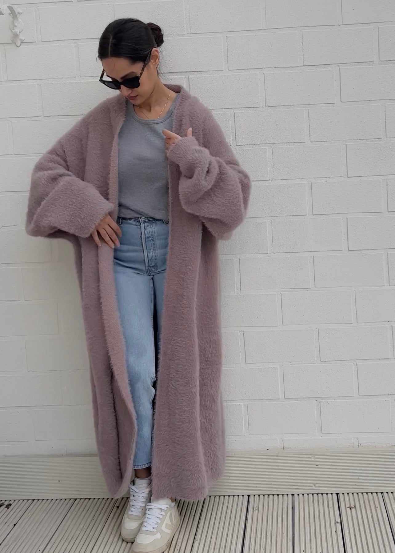 Long Loose Cardigan Drop