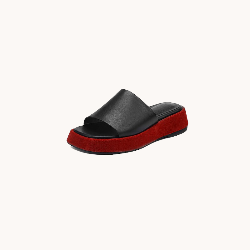 Leather Suede Slippers