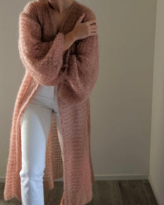 Delicate Mohair Belted Cardigan