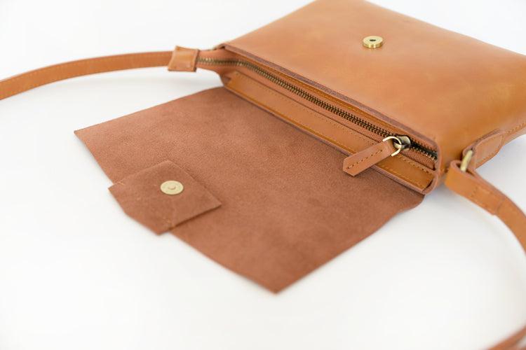 Handmade Leather Crossbody Shoulder Bag