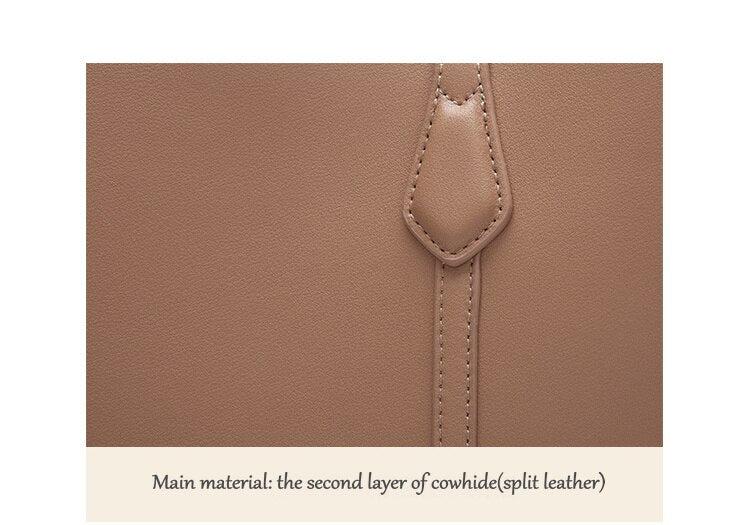 Large Leather Shopper Bag