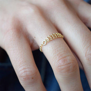 Goldkette Ring