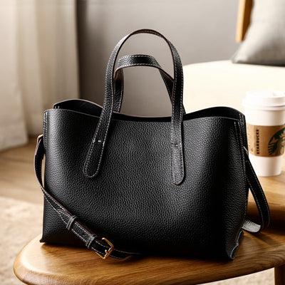 Classic Leather Tote Bag