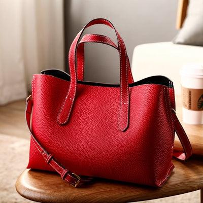 Classic Leather Tote Bag