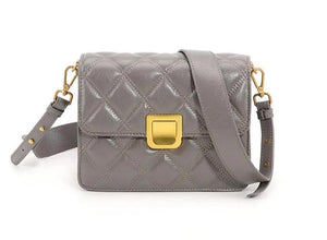 Square Diamond Leather Bag